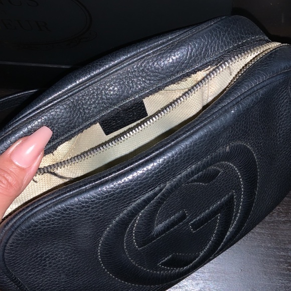 Gucci pebble calfskin small disco bag - Picture 5 of 10